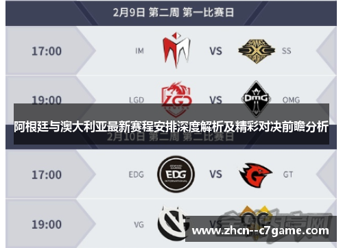 阿根廷与澳大利亚最新赛程安排深度解析及精彩对决前瞻分析 阿根廷与澳大利亚最新赛程安排深度解析及精彩对决前瞻分析